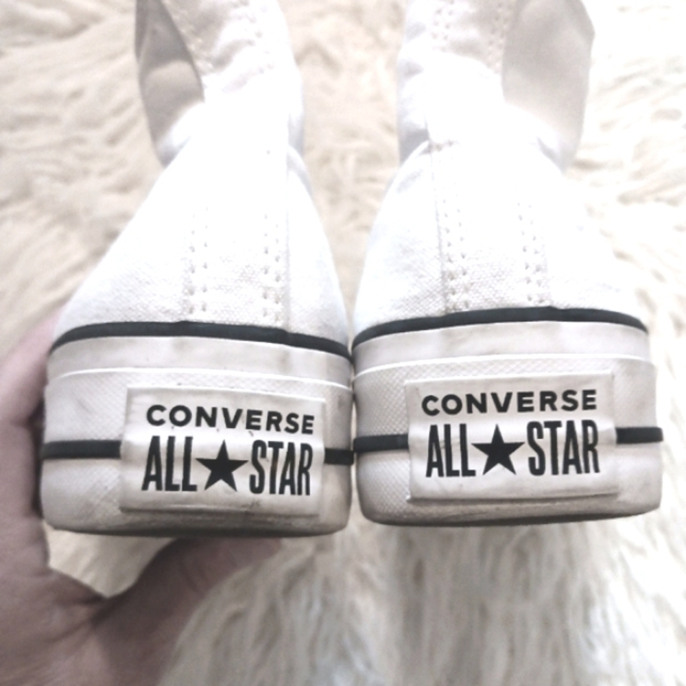 Converse Chuck Taylor All Star High Top Sneakers - White - Picture 8 of 9